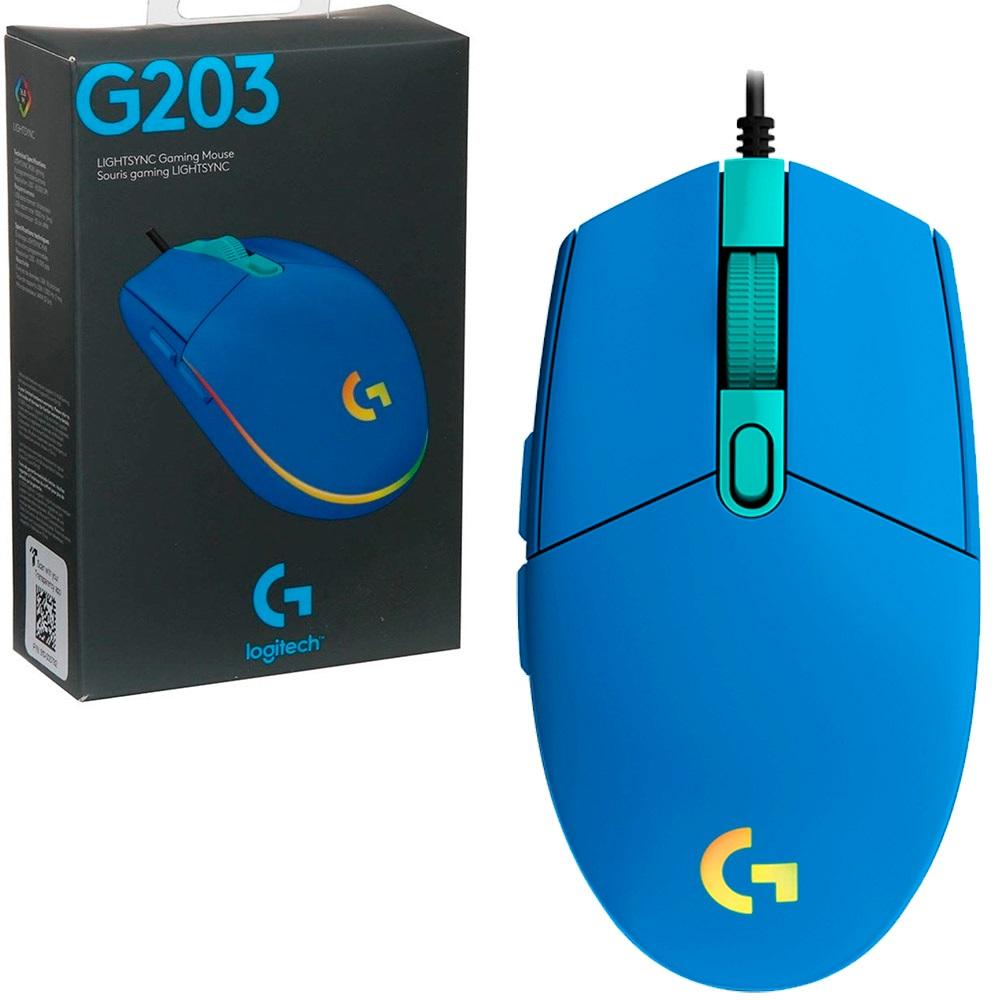 logitech g203 lightsync blue