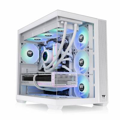 THERMALTAKE GABINETE VIEW 380 TG ARGB SNOW  CA-1Z2-00M6WN-00