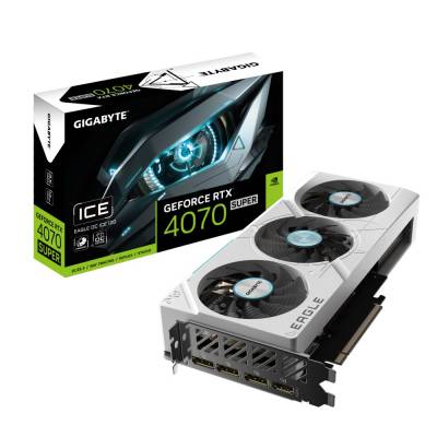 GIGABYTE GEFORCE RTX4070S EAGLE OC ICE GV-N407SEAGLEOC ICE-12GD