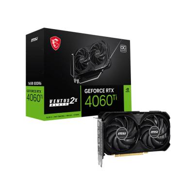 MSI GEFORCE RTX4060TI VENTUS 2X BLACK 16G OC