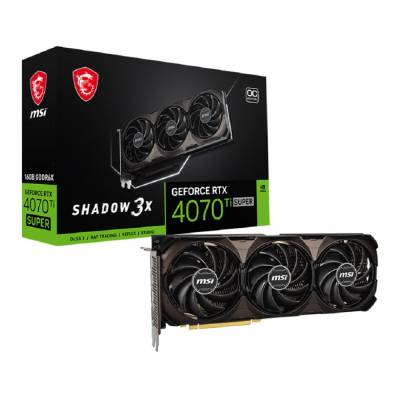 MSI GEFORCE RTX4070TI SUPER 16G SHADOW 3X OC