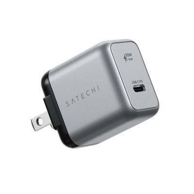 SATECHI CARGADOR 30W USB C GAN WALL USA ST-UC30WCM